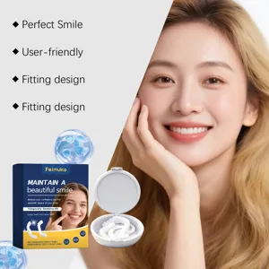 Feimuko kit de prothèses dentaires temporaires avec matériau confortable pour sourire parfait.
