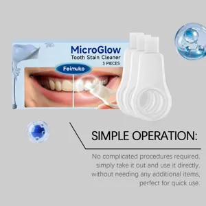 Detailed view of the portable tooth stain cleaner showing compact design and simple use.