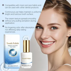 Vernis blanchissant pour dents, sourire éclatant, soin doux et effet propre longue durée.