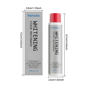 Feimuko Whitening Mouthwash 30ml Dental Care Fresh Breath Stain Removal Oral Hygiene Care