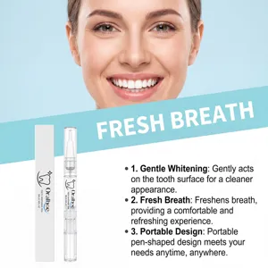 Oralhoe portable teeth whitening pen gentle formula for clean bright smile care 3ml