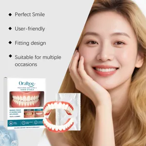 Set denti cosmetici Oralhoe per vestibilità naturale e comfort di utilizzo quotidiano.