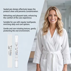Oralhoe teeth whitening pen with portable sealed design for gentle daily oral care and shine.
