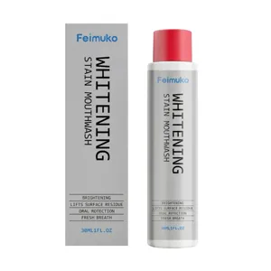 Feimuko Whitening Stain Mouthwash 30ml Fresh Breath Oral Care Cleansing Liquid Bottle