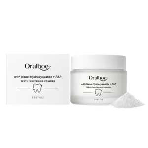 ORALHOE Teeth Whitening Powder 30g Nano-Hydroxyapatite PAP Oral Care Brightening Smile