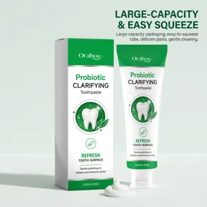 Oralhoe Probiotic Clarifying Toothpaste 120g Gentle Cleaning Fresh Breath Daily Care