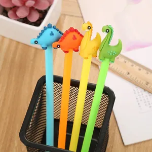 Cute Cartoon Dinosaur Gel Pen Colorful Water-based Signature Pen Office School Stationery