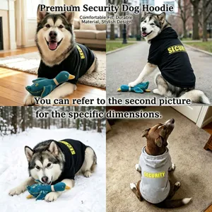 Large and Medium Dog Hoodie Winter Warm Pet Clothes Comfortable Polyester Pullover Dog Sweatshirt Apparel