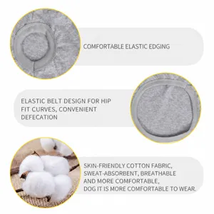 Comfortable cotton dog vest breathable pet surgery recovery suit with elastic edge for small dogs