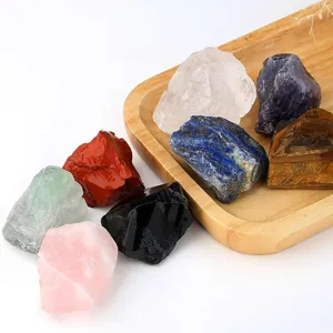 Set di pietre di cristallo grezze naturali guarigione gemma decorazione aromaterapia