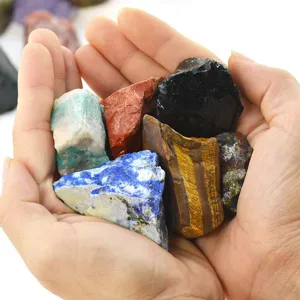 Pietre di cristallo grezzo naturale minerali misti per aromaterapia decorazione di guarigione