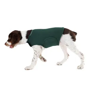 Adjustable Dog Anxiety Vest Calming Shirt With Reflective Strips Breathable Polyester Pet Apparel Dog Coat