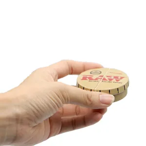 Round metal storage tin box mini portable empty container for mints candy lip balm small items.