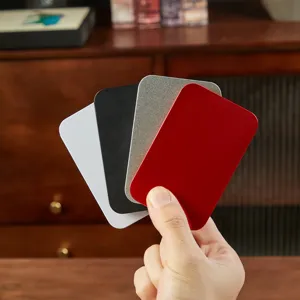 Portable metal storage box color swatches set, mini pocket sliding container sample cards.