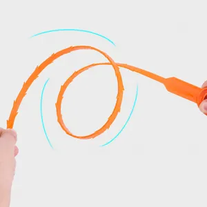 Desatascador de tuberías flexible de plástico limpiador de pelo para lavabo de baño y cocina