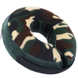 Inflatable pet recovery collar camo Elizabethan collar soft adjustable dog cone neck protector