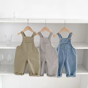 Toddler kids denim casual bib overalls cute baby boys girls autumn daily wear clothes