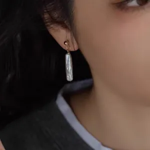 Pendientes Collar Pulsera de Perla de Agua Dulce de Plata de Ley 925 Estilo Barroco Moda Joyería Para Mujeres Regalo