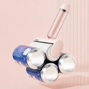 Lint roller with strong sticky hot melt adhesive for easy pet hair and dust removal at home.