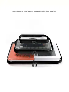 Clear PET Travel Storage Bag Set Transparent Cosmetic Organizer Zipper Toiletry Bag Set Home