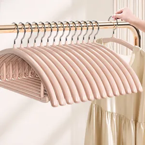Huishouden Plastic Kledinghangers Heavy Duty Sporenloos Antislip Jas Hangers Voor Kast Drogen En Organiseren