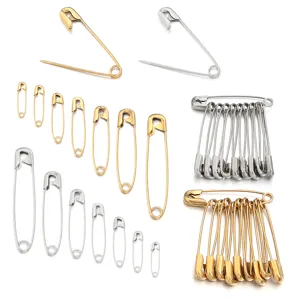 Spille da Balia in Acciaio Inossidabile ad Alta Durezza Spille Metalliche Impermeabili Antiruggine per Accessori Fai da Te Creazione Gioielli
