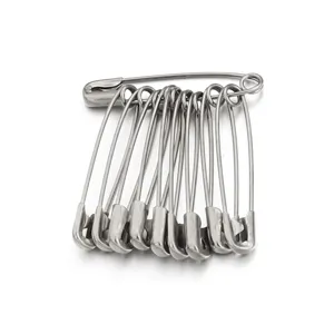Set di spille da balia resistenti in acciaio inossidabile 304 per cucito, fai da te e vestiti.