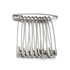 Spille da balia in acciaio inossidabile spille metalliche resistenti accessori DIY