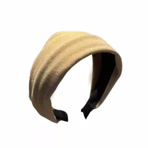Cerchietto per capelli largo in velluto per donna, elegante fascia per uso quotidiano.