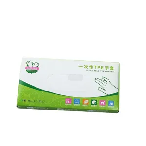 Disposable TPE gloves thick durable food grade cleaning protective gloves box of 100 pcs