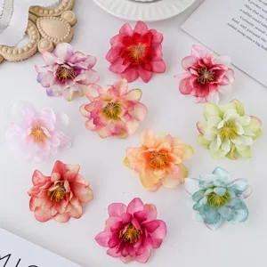 Kunstmatige Wilde Pioenroos Bloemhoofdjes Zijden Bloemen Voor Bruiloft Huisdecoratie Fotografie Requisieten DIY Ambacht Bloemstukken
