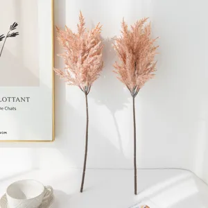 Artificial dried pampas grass bouquet for home decor wedding floral arrangement ideal