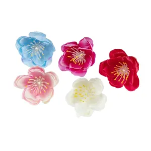 Mini fleur de prunier artificielle DIY accessoires cheveux guirlande faite main déco