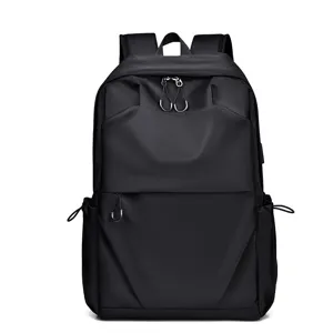 Sac à Dos Casual Imperméable pour Hommes Grande Capacité Sac à Ordinateur Portable d'Affaires Tissu Oxford Voyage École pour Trajet