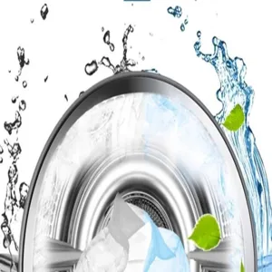 Washing machine cleaning brush tool for inner drum deep cleaning and maintenance.