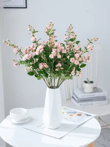 Artificial small roses flowers for home decor pastoral style photography props vase bouquet.