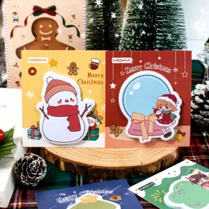 Weihnachts Haftnotizen Süße Geformte Notizblöcke Selbstklebende Index Notizen Süße Schreibwaren Für Büro Schule Weihnachtsgeschenk