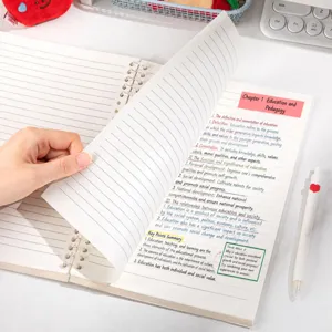 Spiraalnotitieboek B5 A5 gelinieerd dagboek school briefpapier navulbare planner