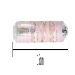 Gedetailleerd overzicht van de roze uitwisbare gelpen met patroon en 15cm lengte.