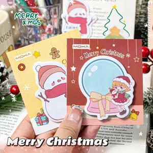Weihnachten haftnotizen niedliche geformte memoblock geschenk schreibwaren