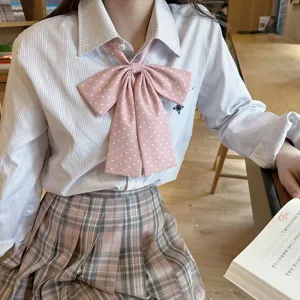 Original gepunktete Fliege JK Uniform Krawatte süße Schülerin Mädchen Kleidung Zubehör Stil