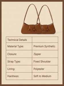 Stylish brown shoulder bag for women with a chic bow design and practical zip closure.