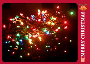 Bunte LED Lichterkette farbige Lichter fur Weihnachten Baum Party Beleuchtung Deko