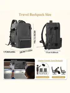 Reiserucksack Massdetails, 40x28x17cm, flugtauglich fur Gepackfach und unter dem Sitz.
