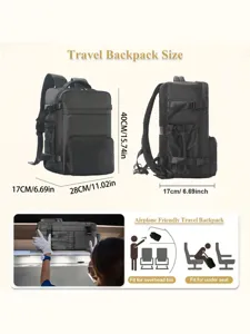 Reise rucksack grosse kapazitat schwarz flugzeug zugelassen handgepack rucksack herren