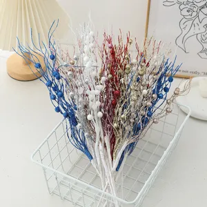 Bunte glitzernde Weihnachts-Zweig-Picks mit 15 Gabeln, perfekte Feiertags-Deko-Accessoires.