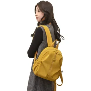Damen lässiger Nylon Rucksack, minimalistische Freizeittasche, leichten Reise-Tagesrucksack
