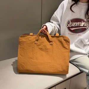 Reiseaufbewahrungstasche für Kleidung Organizer tragbare Koffer Sortiertasche groß braun