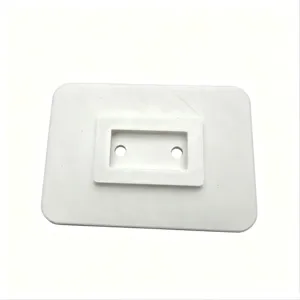 RV awning support footpad detail view for heavy stabilizer base and camping accessories