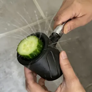 Handheld pressure shower head nozzle for bathroom cleaning and personal daily massage use.